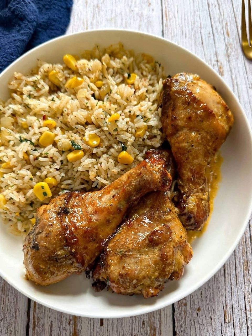 Garlic Rice with Grilled Chicken