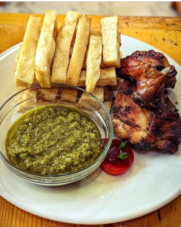 Yam with Chicken Wings